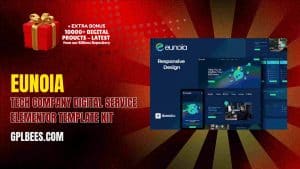 Eunoia – Tech Company Digital Service Elementor Template Kit - Buy GPL 69 at Best Price