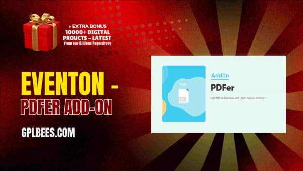 Eventon Pdfer Add-On At Best Price - Gpl Bees