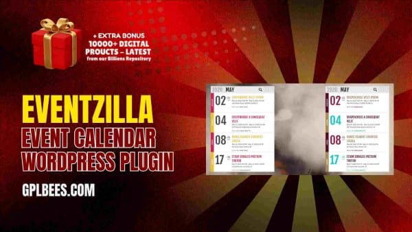 Eventzilla Event Calendar Wordpress Plugin At Best Price - Gpl Bees