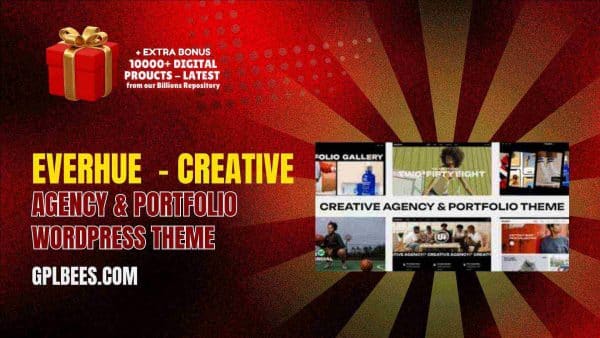 Everhue  - Creative Agency &Amp; Portfolio Wordpress Theme At Best Price - Gpl Bees