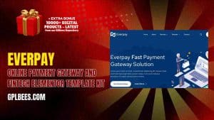Everpay – Online Payment Gateway and Fintech Elementor Template Kit - Buy GPL 70 at Best Price