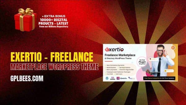 Exertio – Freelance Marketplace Wordpress Theme At Best Price - Gpl Bees