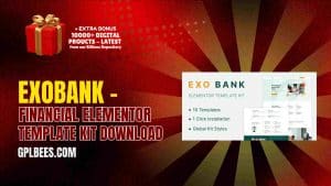 Exobank – Financial Elementor Template Kit Download - Buy GPL 71 at Best Price
