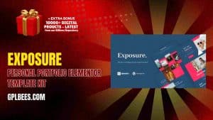 Exposure – Personal Portfolio Elementor Template Kit - Buy GPL 72 at Best Price