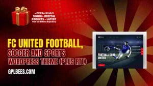 FC United Football, Soccer and Sports WordPress Theme (plus RTL) - Buy GPL 170 at Best Price