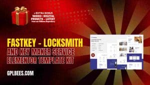 Fastkey – Locksmith and Key Maker Service Elementor Template Kit - Buy GPL 74 at Best Price