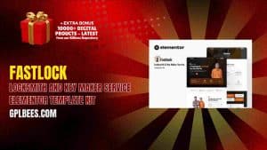 Fastlock – Locksmith and Key Maker Service Elementor Template Kit - Buy GPL 74 at Best Price