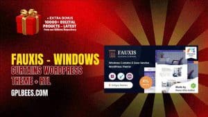 Fauxis – Windows Curtains WordPress Theme + RTL - Buy GPL 170 at Best Price