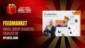 Feedmarket – Digital Agency Elementor Template Kit - Buy GPL 75 at Best Price