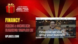 Financy – Finance & Consulting Elementor Template Kit - Buy GPL 76 at Best Price