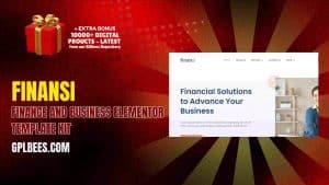Finansi – Finance and Business Elementor Template Kit - Buy GPL 77 at Best Price