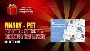 Finary – Pet Care & Veterinary Elementor Template Kit - Buy GPL 77 at Best Price