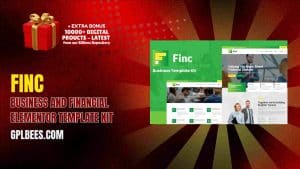 Finc – Business and Financial Elementor Template Kit - Buy GPL 77 at Best Price