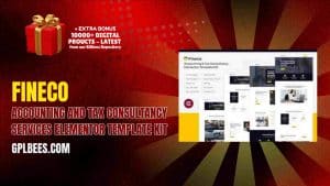 Fineco – Accounting and Tax Consultancy Services Elementor Template Kit - Buy GPL 78 at Best Price