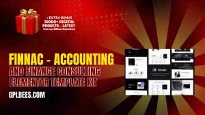 Finnac – Accounting and Finance Consulting Elementor Template Kit - Buy GPL 78 at Best Price