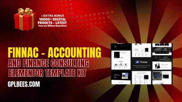 Finnac – Accounting And Finance Consulting Elementor Template Kit At Best Price - Gpl Bees