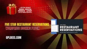Five star restaurant reservations – WordPress booking plugin - Buy GPL 2 at Best Price