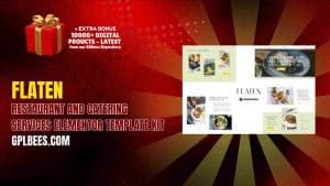 Flaten – Restaurant and Catering Services Elementor Template Kit - Buy GPL 80 at Best Price