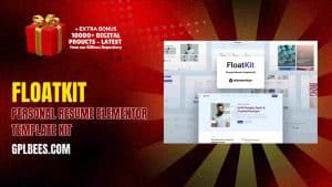FloatKit – Personal Resume Elementor Template Kit - Buy GPL 81 at Best Price