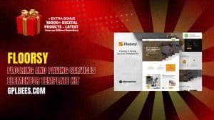Floorsy – Flooring and Paving Services Elementor Template Kit - Buy GPL 81 at Best Price