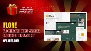 Flore – Flooring and Tiling Services Elementor Template Kit - Buy GPL 81 at Best Price