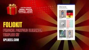 Foliokit – Personal Portfolio Elementor Template Kit - Buy GPL 83 at Best Price