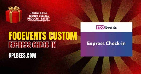 Fooevents Express Check-In At Best Price - Gpl Bees