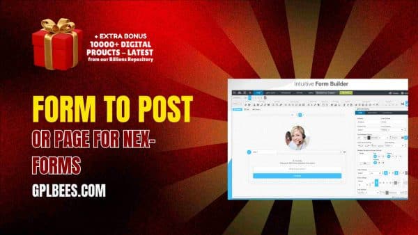Form To Post Or Page For Nex-Forms At Best Price - Gpl Bees