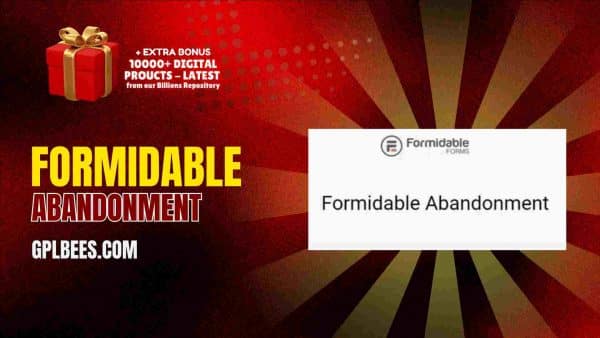 Formidable Abandonment At Best Price - Gpl Bees