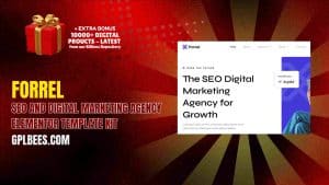 Forrel – SEO and Digital Marketing Agency Elementor Template Kit - Buy GPL 84 at Best Price