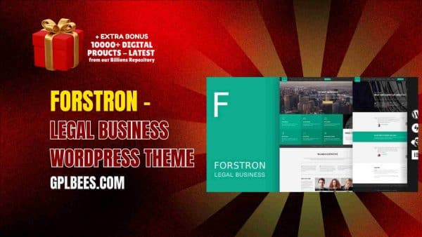 Forstron – Legal Business Wordpress Theme At Best Price - Gpl Bees