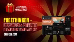 Freethinker – Freelancer & Portfolio Elementor Template Kit - Buy GPL 85 at Best Price