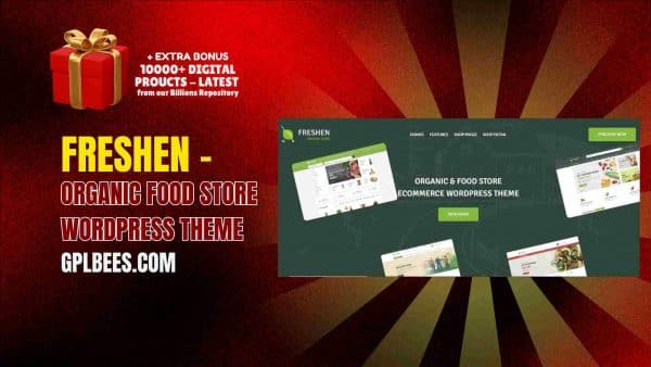 Freshen – Organic Food Store Wordpress Theme At Best Price - Gpl Bees