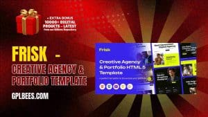 Frisk  - Creative Agency & Portfolio Template - Buy GPL 4 at Best Price