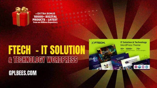 Ftech  - It Solution &Amp; Technology Wordpress At Best Price - Gpl Bees