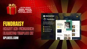 Fundraisy – Charity and Fundraising Elementor Template Kit - Buy GPL 86 at Best Price