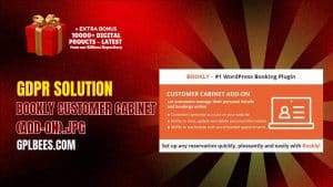GDPR Solution Bookly Customer Cabinet (Add-on) - Buy GPL 40 at Best Price