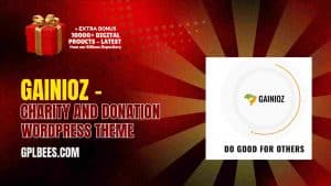 Gainioz – Charity and Donation WordPress Theme - Buy GPL 187 at Best Price