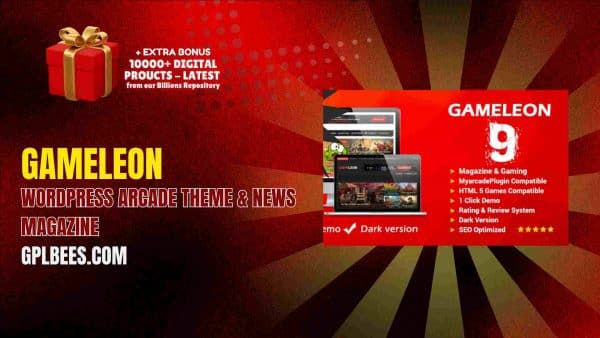 Gameleon – Wordpress Arcade Theme &Amp; News Magazine At Best Price - Gpl Bees