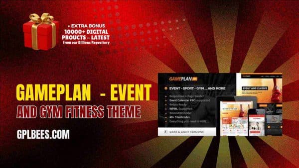 Gameplan  - Event And Gym Fitness Theme At Best Price - Gpl Bees