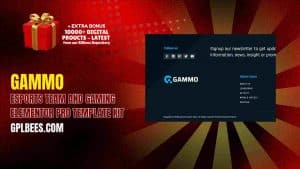Gammo – Esports Team and Gaming Elementor Pro Template Kit - Buy GPL 86 at Best Price