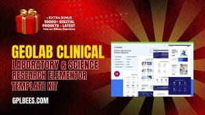 Geolab – Clinical Laboratory & Science Research Elementor Template Kit - Buy GPL 87 at Best Price