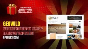 Geowild – Wildlife Photography Services Elementor Template Kit - Buy GPL 88 at Best Price