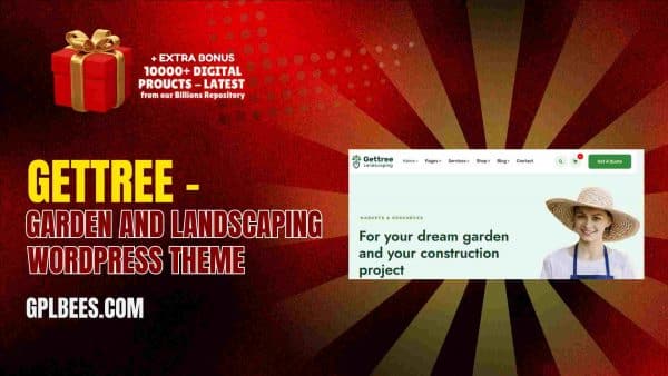 Gettree – Garden And Landscaping Wordpress Theme At Best Price - Gpl Bees