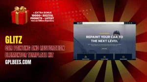 Glitz – Car Painting and Restoration Elementor Template Kit - Buy GPL 91 at Best Price