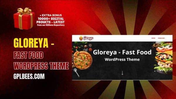 Gloreya – Fast Food Wordpress Theme At Best Price - Gpl Bees
