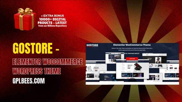 Gostore – Elementor Woocommerce Wordpress Theme At Best Price - Gpl Bees