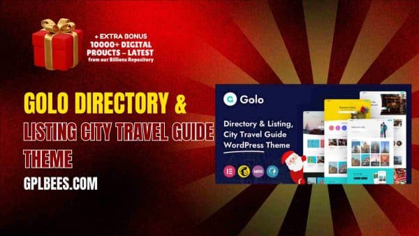 Golo Directory &Amp; Listing City Travel Guide Theme At Best Price - Gpl Bees