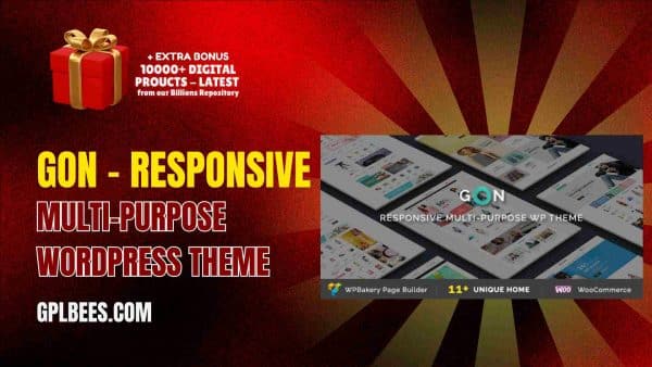 Gon | Responsive Multi-Purpose Wordpress Theme At Best Price - Gpl Bees
