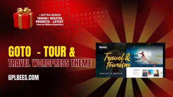 Goto  - Tour &Amp; Travel Wordpress Theme At Best Price - Gpl Bees